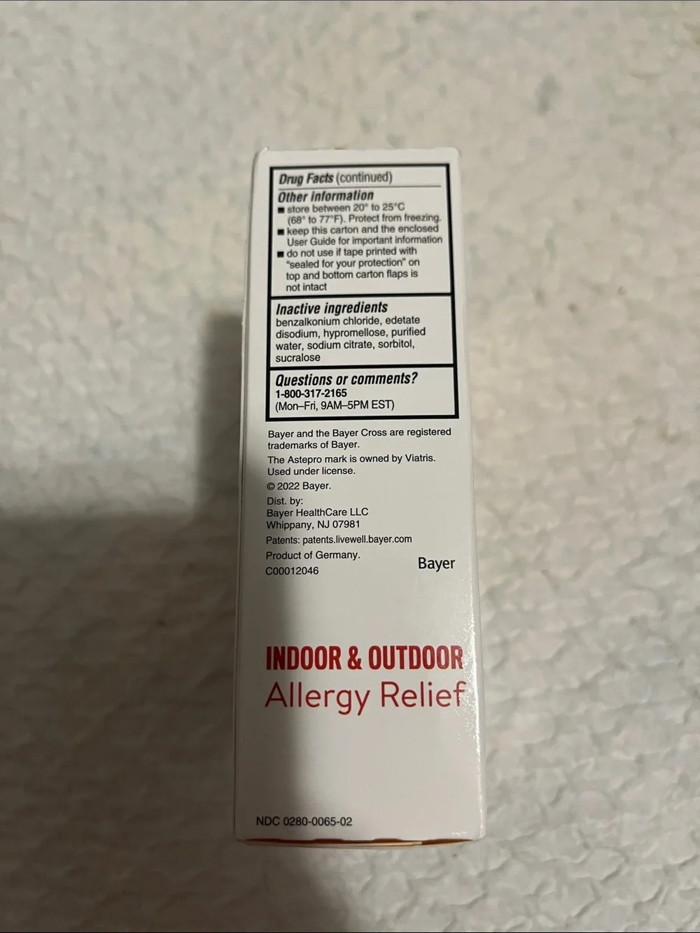 NWT Astepro Nasal Spray